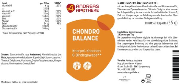 Etikett Chondro Balance