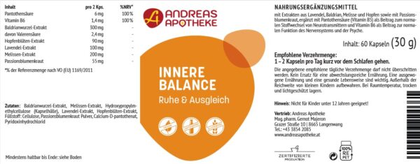 Etikett Innere Balance