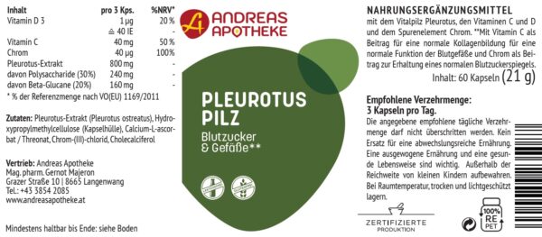 Pleurotus Pilz – Bild 2