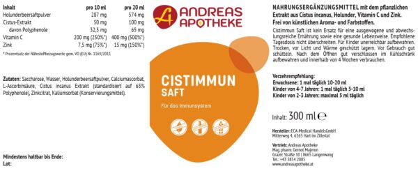 Etikett Cistimmun