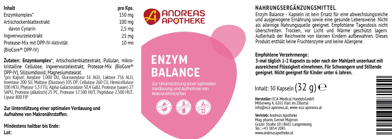 Etikett Enzym Balance