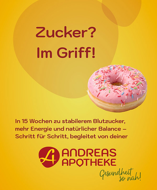 Zucker? Im Griff! Programmplakat